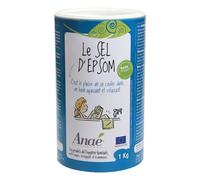 Ecodis Anaé by Epsom salt (1 kg) - para el baño, el exfoliante y el jardín