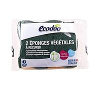 Ecodoo 461726 Esponja Estropajo Vegetal, 2 Unidades