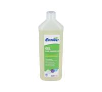 ECODOO Lavavajillas Concentrado en Gel para Máquina 1L - Desengrasante, con Aceite Esencial de Naranja Bio, Sin Perfumes Sintéticos