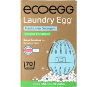 Ecoegg Laundry Egg Potenciado con Enzimas - 70 Lavados - Fresh Linen Ecoegg