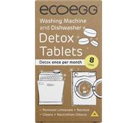Ecoegg Pastillas Limpieza Lavadora y Lavavajillas - 8 unidades Ecoegg