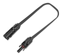 Cable de Alimentación Solar Superplano p/ Paso de Ventana con Conectores MC4 (30cm) - ECOFLOW