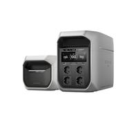 EcoFlow DELTA 3 Max Plus con batería adicional, LFP 4096 Wh, salida CA 3000 W, plug-and-play y apilable, energía de respaldo ampliable para camping, emergencias en el hogar, casas móviles y caravanas