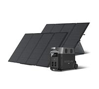 ECOFLOW Generador solar DELTA Pro 3.6KWh/3600W con 2 x panel solar de 400W, planta de energía portátil para el hogar, camping al aire libre, RV y de emergencia