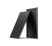 ECOFLOW Panel solar monocristalino de 2 x 100 W, cargador solar para central eléctrica, grado de impermeabilidad IP68, para exteriores, autocaravanas, barcos y balcones