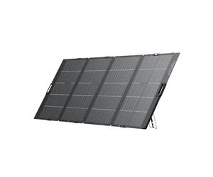 ECOFLOW Panel solar portátil de 400 W, plegable y duradero, acompañado de un maletín de soporte ajustable y un índice de impermeabilidad IP68 para tus aventuras al aire libre