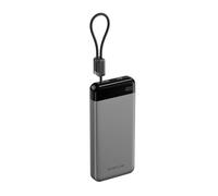 EcoFlow Rapid Powerbank 20000mAh 45W con cable integrado de 25 cm de largo | PPS, cable extensible de 25 cm, tecnología de seguridad X-Guard, 1 USB-C+1 USB-A, para viajes, iPhone, Galaxy