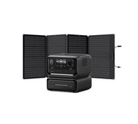 ECOFLOW RIVER 3 Max - Estación de energía portátil y panel solar de 160 W, batería LFP de 572 Wh, salida de hasta 1200 W, conexión inalámbrica, generador solar para exteriores, camping, RV