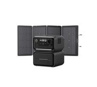 ECOFLOW RIVER 3 Max Plus - Estación de energía portátil y panel solar de 220 W, batería LFP de 858 Wh, salida de hasta 1200 W, conexión inalámbrica, generador solar para exteriores, camping, RV