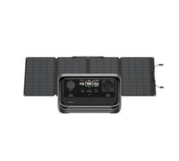 ECOFLOW RIVER 3 Plus - Estación de energía portátil y panel solar de 110 W, batería LFP de 286 Wh, salida de hasta 1200 W, más de 16 horas de tiempo de funcionamiento para electrodomésticos de 100 W,