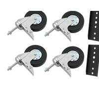 EcoFlow wheels for steel adjustable solar panel holder