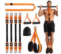 Ecofocet Bandas de Resistencia para Dominadas, Kit Asistencia Pull Up Ajustable 300 lbs, Bandas Elasticas para Dominadas, Gomas Elasticas Musculacion, Entrenamiento de Fuerza en Casa y Gimnasio