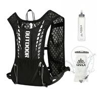 Ecofocet Chaleco Hidratacion Trail Running,Chaleco Running Hombre,Mochila Hidratacion,Mochila Running Hombre,con 1.5 L Bolsa de Agua,500ml Soft Flask,para Ciclismo,Hacer Senderismo