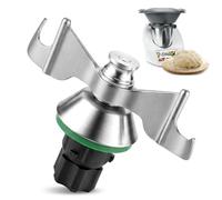 Ecofocet Cuchilla de Repuesto para Thermomix TM7 TM6 TM5 - Cuchillo Mezclador de Acero Inoxidable con Borde Romo para Amasar Pan y Pizza, Accesorio de Repuesto para Vorwerk Thermomix TM7 TM6 TM5