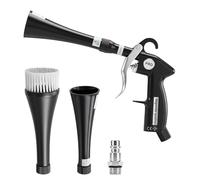 Ecofocet Pistola de Aire Comprimido para Coches, Pistola de Soplado Alta Presión con Boquilla Giratoria, Limpieza Interior del Coche Rápida y Eficiente para Asientos, Salpicadero y Rincones Difíciles