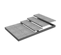 Ecoforte Estante adicional Metal (Al x An x Pr: 7 x 180 x 45 cm, Galvanizado)