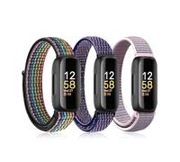 Ecogbd Correa de Nylon de Recambio Compatible con Fitbit Inspire 3/Inspire 2/Inspire/Inspire HR/Ace 3/Ace 2, Correas de tela suave, ajustables, transpirables y deportivas para mujer hombre