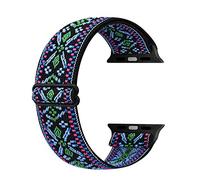 Ecogbd Correa de repuesto elástica compatible con Apple Watch de 38 mm, 40 mm, 42 mm, 44 mm, correa de nylon suave compatible con iWatch Series 6, 5, 4, 3, 2, 1, SE (Bohemia, 42mm/44mm)