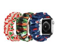 Ecogbd Correa de repuesto elástica compatible con Apple Watch de 38mm 40mm 41mm 42mm 44mm 45mm 46mm 49mm, correa de nylon suave compatible con iWatch Series 10 9 8 7 6 5 4 3 2 1 SE, para mujeres