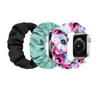 Ecogbd Correa de repuesto elástica compatible con Apple Watch de 38mm 40mm 41mm 42mm 44mm 45mm 46mm 49mm, correa de nylon suave compatible con iWatch Series 10 9 8 7 6 5 4 3 2 1 SE, para mujeres