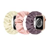 Ecogbd Correa de repuesto elástica compatible con Apple Watch de 38mm 40mm 41mm 42mm 44mm 45mm 46mm 49mm, correa de nylon suave compatible con iWatch Series 10 9 8 7 6 5 4 3 2 1 SE, para mujeres