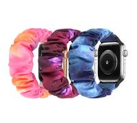 Ecogbd Correa de repuesto elástica compatible con Apple Watch de 38mm 40mm 41mm 42mm 44mm 45mm 46mm 49mm, correa de nylon suave compatible con iWatch Series 10 9 8 7 6 5 4 3 2 1 SE, para mujeres