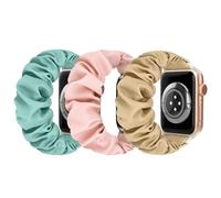 Ecogbd Correa de repuesto elástica compatible con Apple Watch de 38mm 40mm 41mm 42mm 44mm 45mm 46mm 49mm, correa de nylon suave compatible con iWatch Series 10 9 8 7 6 5 4 3 2 1 SE, para mujeres