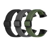 Ecogbd Correa de repuesto elástica de nylon compatible con Fitbit Charge 4/Charge 3/Charge 4 SE/Charge 3 SE, pulsera deportiva transpirable ajustable de tejido suave para mujeres y hombres