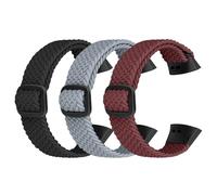 Ecogbd Correa de repuesto elástica de nylon compatible con Fitbit Charge 4/Charge 3/Charge 4 SE/Charge 3 SE, pulsera deportiva transpirable ajustable de tejido suave para mujeres y hombres