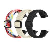 Ecogbd Correa de repuesto elástica de nylon compatible con Fitbit Charge 4/Charge 3/Charge 4 SE/Charge 3 SE, pulsera deportiva transpirable ajustable de tejido suave para mujeres y hombres