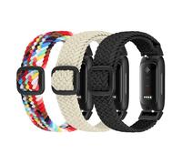 Ecogbd Correa elástica de nylon de repuesto compatible con Fitbit Inspire 3/Inspire 2/Inspire/Inspire HR/Ace 3/Ace 2, Muñequera deportiva transpirable ajustable de tejido suave para mujeres hombres