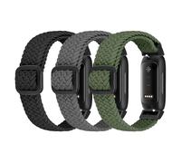Ecogbd Correa elástica de nylon de repuesto compatible con Fitbit Inspire 3/Inspire 2/Inspire/Inspire HR/Ace 3/Ace 2, Muñequera deportiva transpirable ajustable de tejido suave para mujeres hombres
