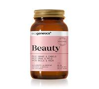 ECOGENETICS - Beauty 60 Cápsulas | Colágeno + Biotina + L-lisina + Ácido Hialurónico + Zinc + Resveratrol + Pycnogenol + Astaxantina | Suplemento Nutrigenómico Avanzado para Cabello, Uñas y Piel