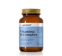 ECOGENETICS - Vitamina B Complex 30 Cápsulas | Complejo Vitamínico para Energía, Memoria y Concentración | Vitaminas para el Cansancio | Detox Hígado con Antioxidantes Potentes