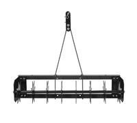 Ecoggeder Aireador de césped con ruedas, rodillo de aireación manual, enrollador de césped, enrollador, aireador de césped, tipo rodillo, tipo de rodillo, aireador de césped, césped para césped de