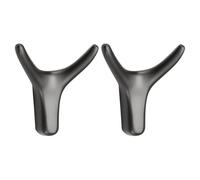 EcoGleam 2 ganchos de cabeza de toro, resistentes al desgaste, cuerno nórdico, perchas, perchas, perchas, perchas, ganchos para armario de baño, puerta de armario