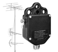 EcoGleam Antena de radio con alimentación final de 4 bandas/8 bandas, antena de radio portátil para exteriores, rango de frecuencia de 1 MHz a 30 MHz, potencia máxima de 100 W