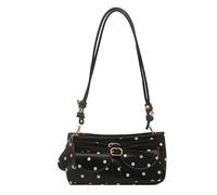 EcoGleam Bolso bandolera de piel sintética con diseño de lunares, para | EcoGleam Dot - Bolso bandolera de piel sintética con colgante de amor como se ve en el bolso de mano, 2 unidades