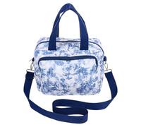 EcoGleam Bolso cambiador de bebé bordado floral acolchado de gran capacidad con cremallera para mamá, papá, mujer, hombre, niño, niña, Diseño 6, 480.00x260.00x220.00mm/18.9x10.24x8.66inch