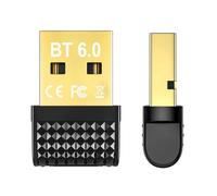 EcoGleam BT 6.0 Adaptador USB BT 6.0 Dongle Plug and Play Wireless BT Transmisor Receptor para BT Teclado/Ratón/Auriculares/Altavoces
