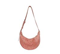 EcoGleam Cartera de mujer de piel sintética Y2K estilo media luna, grande, versátil, ligera, con múltiples bolsillos, para uso diario, citas, compras, Rosa., 300*160*80