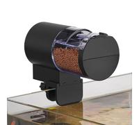 EcoGleam Comedero automático para peces de gran capacidad, control inteligente, alimentador de peces de 100 ml, dispensador de alimentos para peces de colores para piscinas pequeñas, acuarios grandes