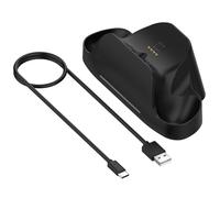 EcoGleam Controlador portátil con cable, soporte de carga con luz indicadora, compatible con mandos Gamesir G7 Pro