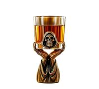 EcoGleam Gothics - Soporte para vasos de licor con forma de calavera
