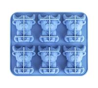 EcoGleam Moldes de silicona 3D para helados de gallina alta, moldes divertidos para cubitos de hielo de las tierras altas, para hombres y mujeres, regalos