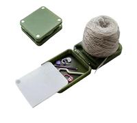 EcoGleam Organizador de hilo portátil plegable para ganchillo y lana de punto