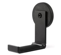 EcoGleam Soporte magnético para auriculares con almohadilla de goma, soporte para auriculares, gancho plegable para auriculares, compatible con todos los auriculares de ordenador y videojuegos