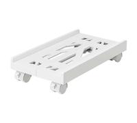 EcoGleam Soporte para PC, soporte de CPU móvil ajustable con 4 ruedas giratorias, soporte para torre de ordenador móvil, soporte para la mayoría de las torres de escritorio eleva y organiza tu