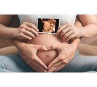 Ecografía 5D con fotos y vídeos de la sesión escucha del latido del corazón y revelación sorpresa (semana 12 - 20)