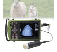 Ecógrafo Animales, Escáner Veterinario Para Gestación En Cerdas Y Ovejas Detector Ultrasonido Veterinario Mano Pantalla LED 5.6" Con Sonda 3.5 Mhz para Control De Embarazo